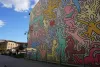 Keith Haring mural in Pisa