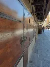 Shuttered gold dealers on the Ponte Vecchio