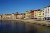 It looks like Florence, but we're in Pisa, on yet another stunning Tuscan day