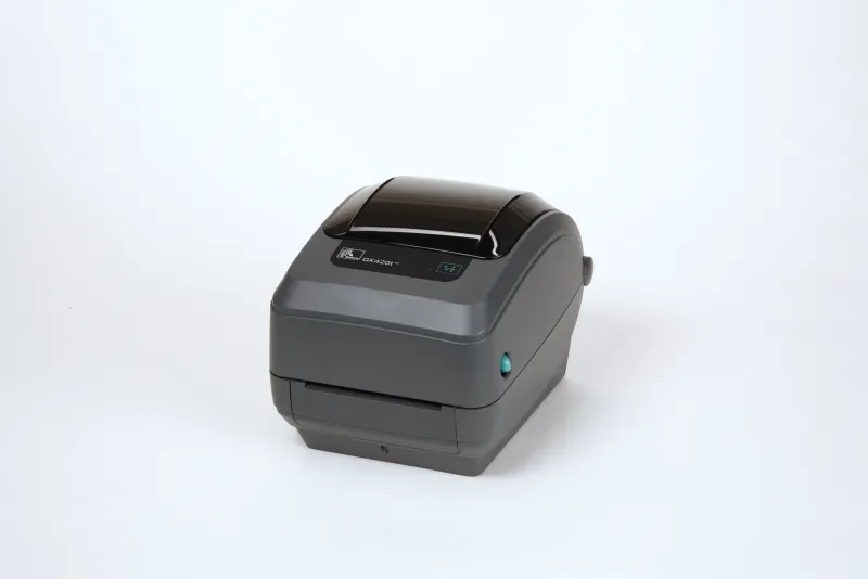 Standard GK420 printer with thermal transfer print mode
