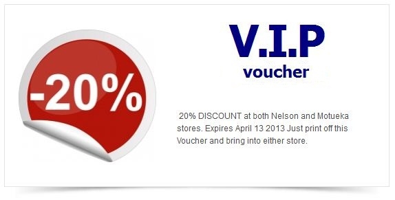 VIP voucher from BEETEES
