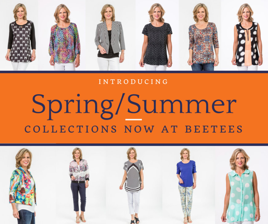 spring summer womens fashion clothing now at BEETEES in Nelson