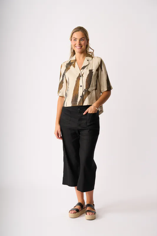 Model wearing Safari Double Trouble Shirt By Oh Three Available at Beetees Nelson
