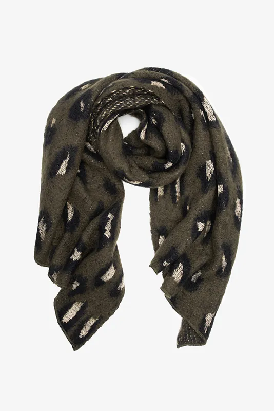Khaki Golden Prowl Scarf By Antler NZ Available at Beetees Nelson