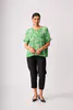 Model wearing Ode Sleeve IT Be Top By Foil Available at Beetees Nelson