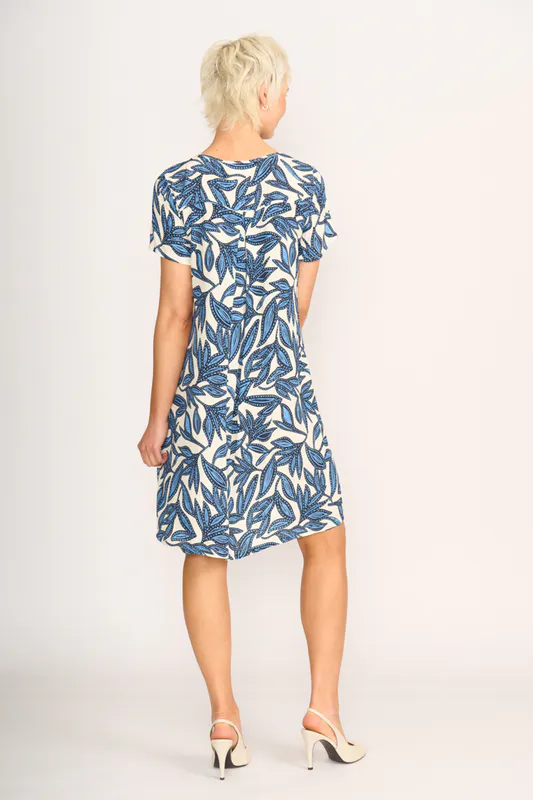 Model wearing Botany Dress - Swing Back By Foil Available at Beetees Nelson