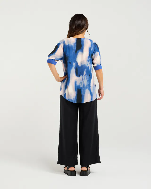 Model wearing Celeste Havana Top By Zafina Available at Beetees Nelson