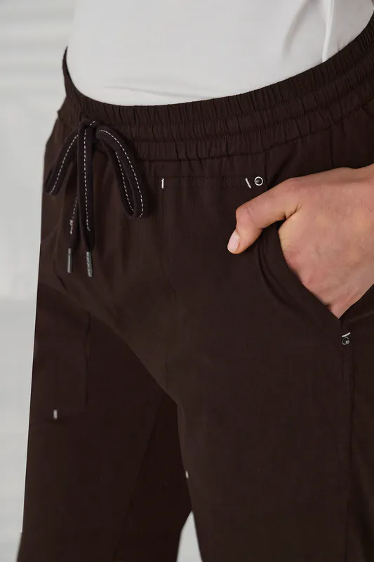 Model wearing Cocoa LTL Port 7/8 Pant By Lania Available at Beetees Nelson