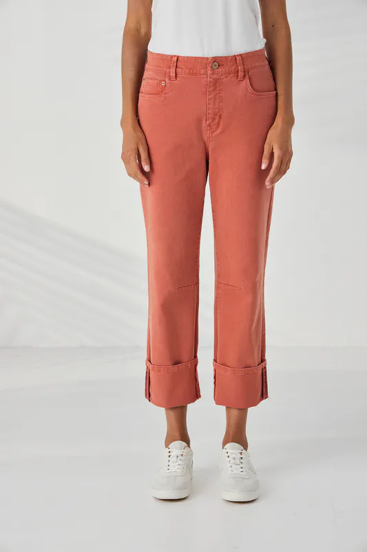 Model wearing Amber Avalon Jean By Lania Available at Beetees Nelson