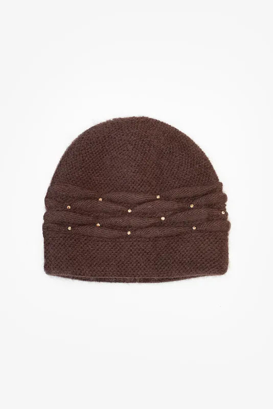 Chocolate Cleo Beanie By Antler NZ