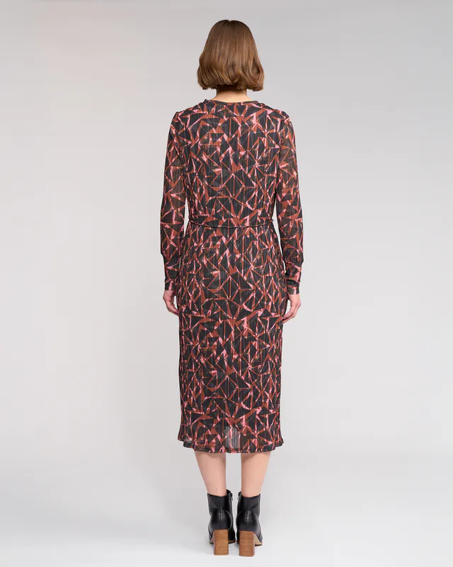 Model wearing Celine Feddie Dress By Knewe Available at Beetees Nelson