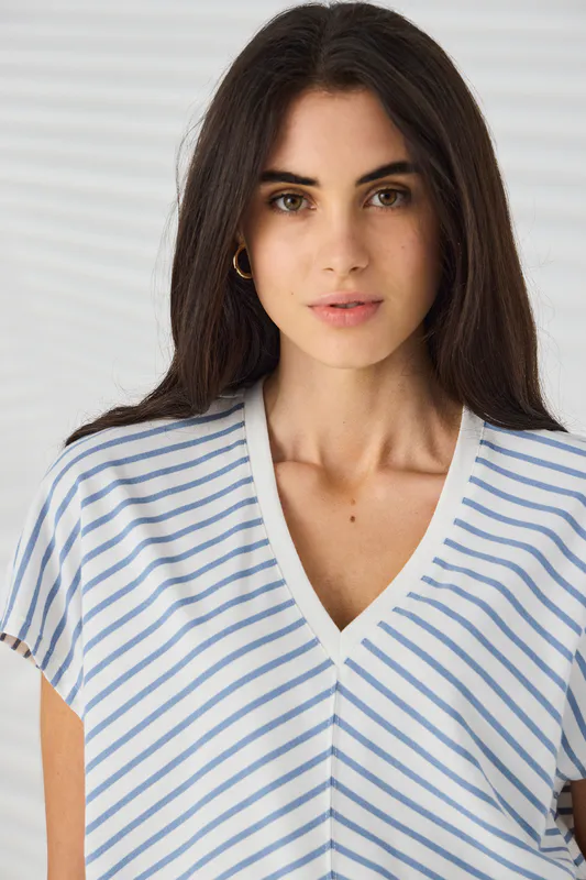 Model wearing Dove Bella Top By Lania Available at Beetees Nelson