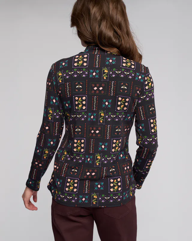 Model wearing Haven Foundation Knit Top By Vassalli Available at Beetees Nelson