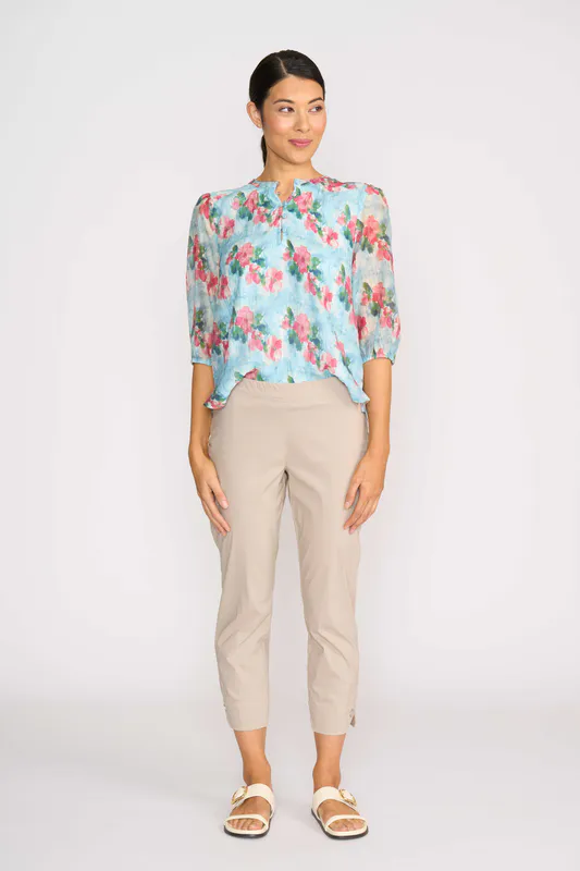 Model wearing Stormy Finish Line Pant By Esplanade Available at Beetees Nelson