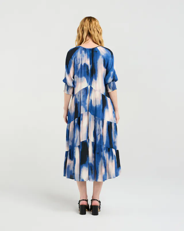 Model wearing Sabrina Dress By Zafina Available at Beetees Nelson