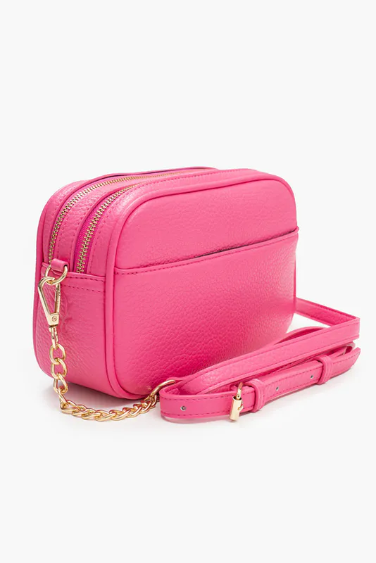 French Pink Maxi Bag double zip bag Available at Beetees Nelson