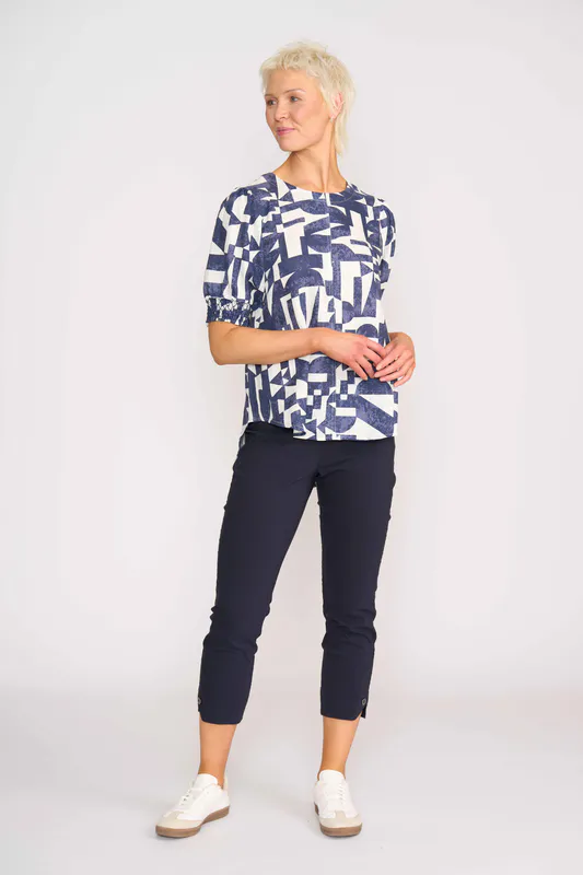 Model wearing Best Angle Swing Out Top By Preen Available at Beetees Nelson