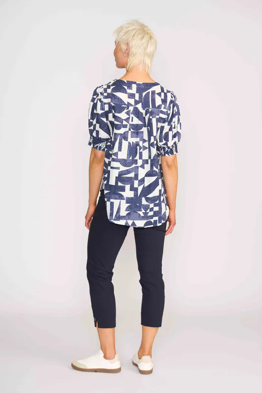 Model wearing Best Angle Swing Out Top By Preen Available at Beetees Nelson