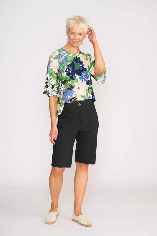 Model wearing True Navy Short - Classic By Esplanade Available at Beetees Nelson