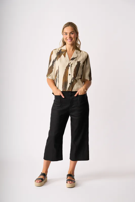 Model wearing Safari Double Trouble Shirt By Oh Three Available at Beetees Nelson