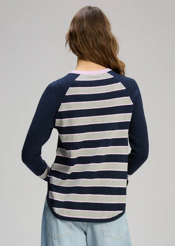 Model wearing DK Denim Daisy Chain By Zaket & Plover Available at Beetees Nelson