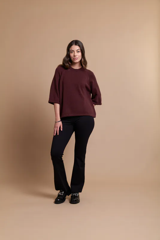 Model wearing Jumper - Popover By Preen Available at Beetees Nelson