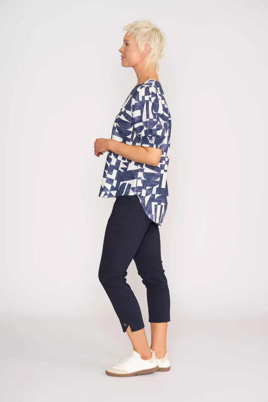 Model wearing Best Angle Swing Out Top By Preen Available at Beetees Nelson