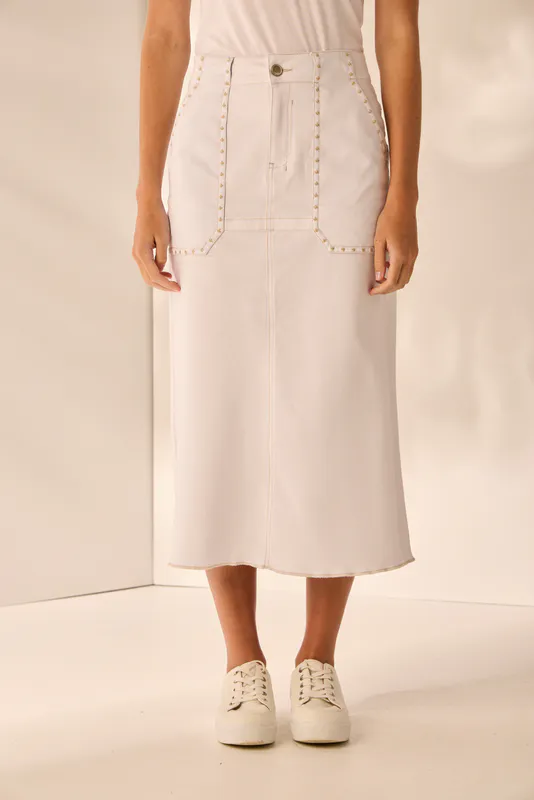 Model wearing Abby Skirt By Lania By Beetees Nelson