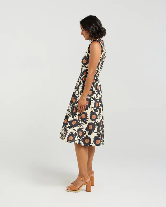 Model wearing Clementine Bloom Jackie Dress By Et Alia Available at Beetees Nelson