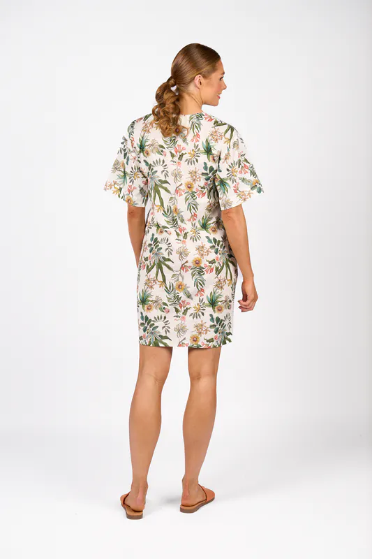 Model wearing Wild Edit Dress By Knewe Available at Beetees Nelson