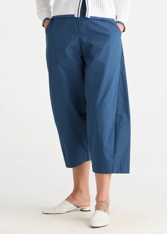 Model wearing Ocean Barrel Leg Pant By Zaket & Plover Available at Beetees Nelson