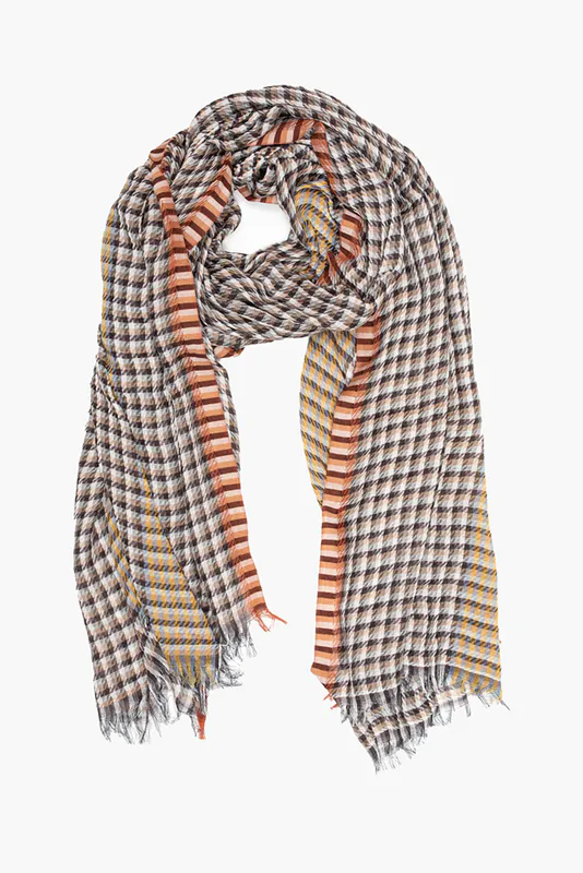 Oxford Check Scarf By Antler NZ Available at Beetees Nelson