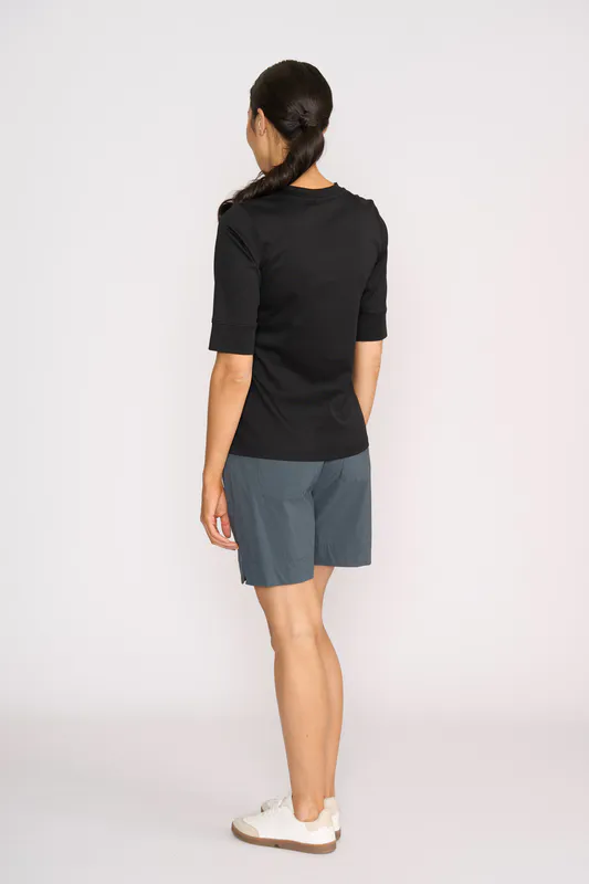 Model wearing Basalt Short, Classic Short By Esplanade Available at Beetees Nelson