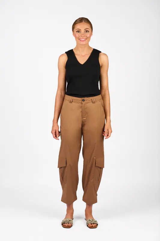 Model wearing Malibu Series Pant By Knewe Available at Beetees Nelson