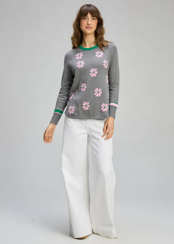 Model wearing Cloud Daisy Chain By Zaket & Plover Available at Beetees Nelson