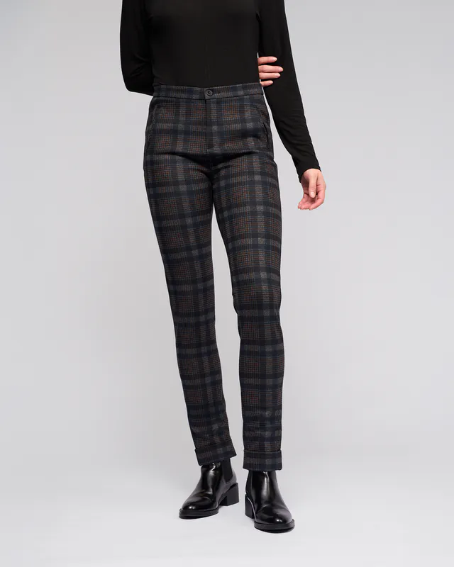 Model wearing Nomad Style Pant with Cuff By Vassalli Available at Beetees Nelson