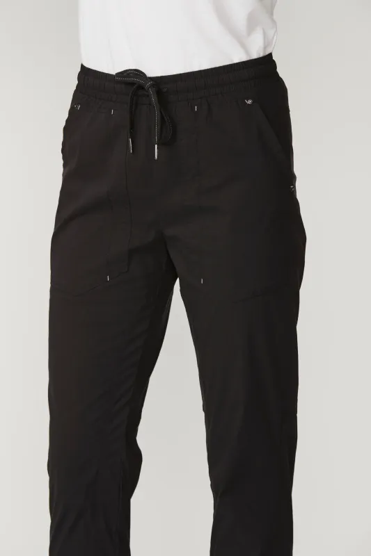 Model wearing Navy LTL Port 7/8 Pant By Lania Available at Beetees Nelson