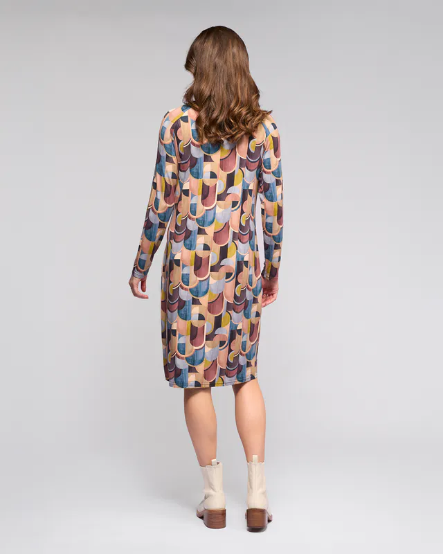 Model wearing Revolve Brunch Knit Dress Available at Beetees Nelson