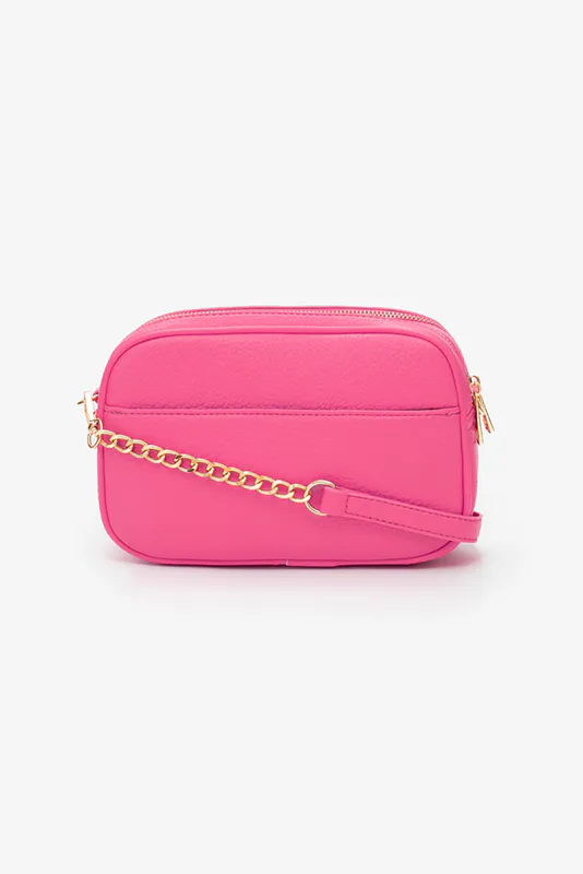 French Pink Maxi Bag double zip bag Available at Beetees Nelson