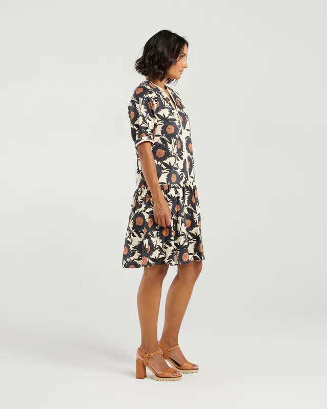 Model wearing Clementine Bloom Thea Dress By Et Alia Available at Beetees Nelson