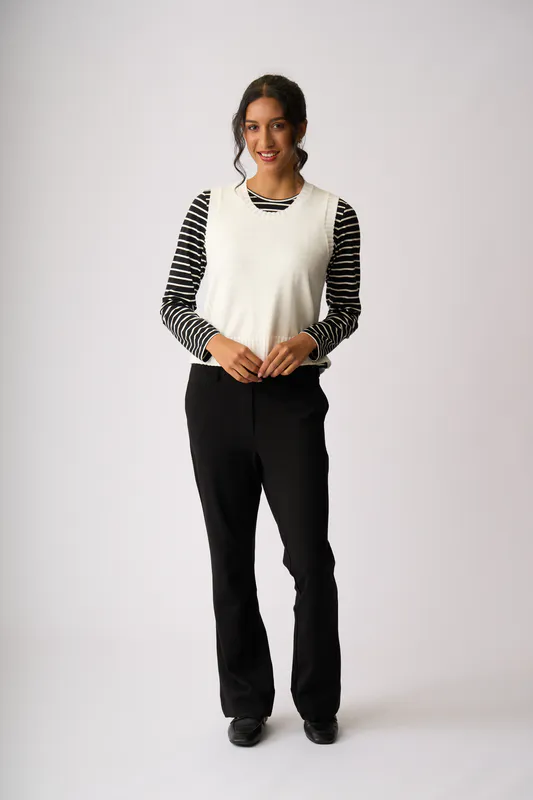 Model wearing Fuchsia Vest Day Ever Vest By Memo Available at Beetees Nelson