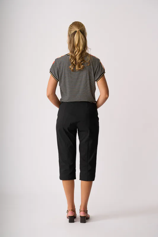 Model wearing Pandemonium Knit Back, Round Neck Top By Memo Available at Beetees Nelson