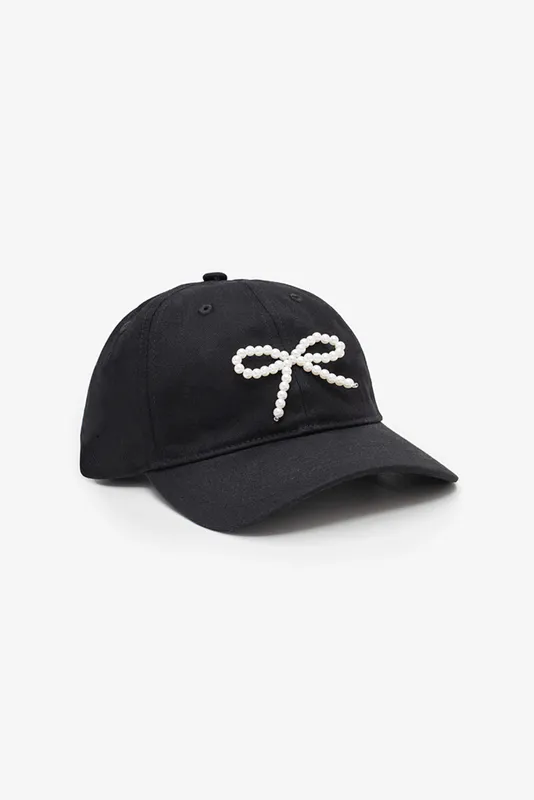 Black Pearl Bow Cap By Antler NZ Available at Beetees Nelson