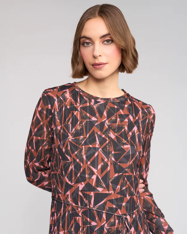 Model wearing Celine Feddie Dress By Knewe Available at Beetees Nelson