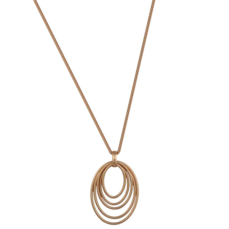 Laura Necklace Gold By Enhance Accessories Available at Beetees Nelson