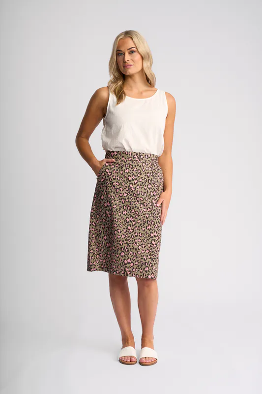 Model wearing Cub Frankie Skirt By Vassalli available at Beetees Nelson