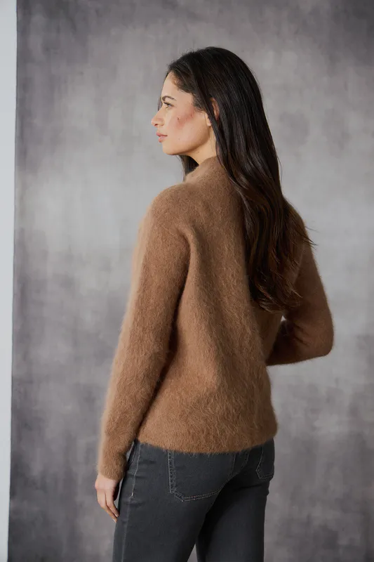 Model wearing Cinnamon Rogue Jacket By Lania Available at Beetees Nelson