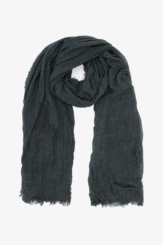 Deep Teal Block Colour Scarf By Antler NZ Available at Beetees Nelson