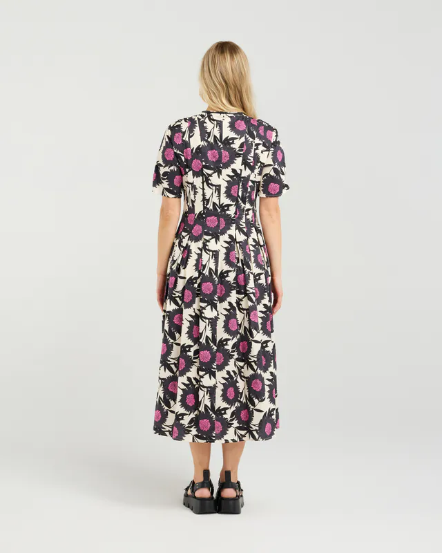 Model wearing Candy Blossom Vera Dress By Et Alia Available at Beetees Nelson