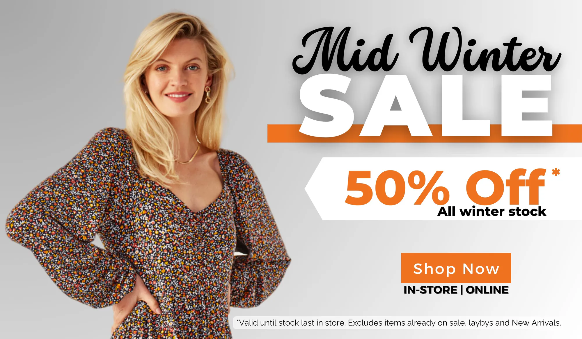 Winter Sale, Sale 50OFF, Winter Collection, Mid Winter Sale, womens' clothing, Sale in Nelson City, Winter Collections - Jumper, Jersey, Top, pants, leggings, Dress, Shorts, Jackets at Beetees Nelson